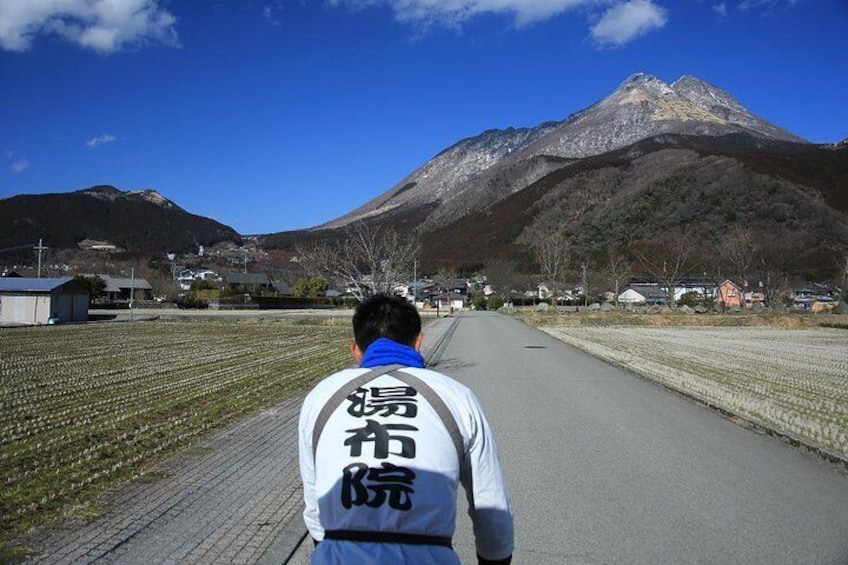 Blue Skies over Yufuin