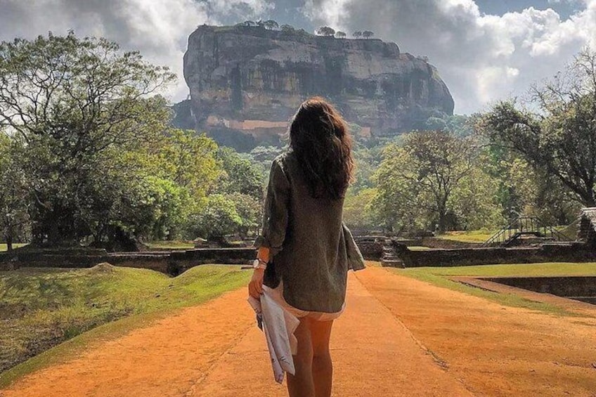 Entrance of Sigiriya Rock, Srilanka.