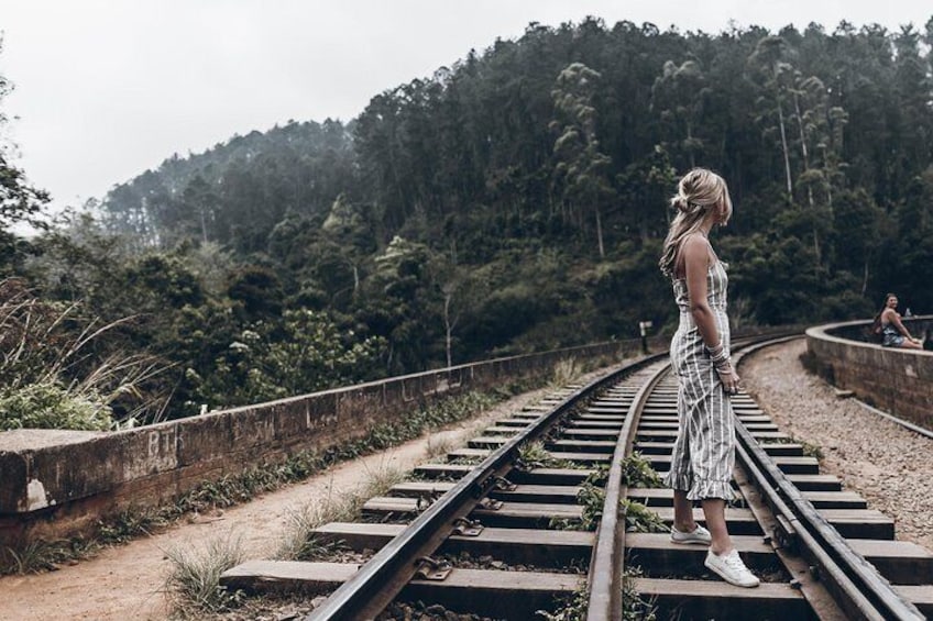 Train Route In Ella, Srilanka.