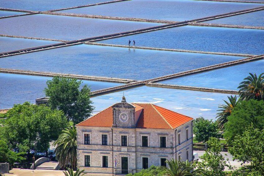 Salt plant in Ston (Croatia)