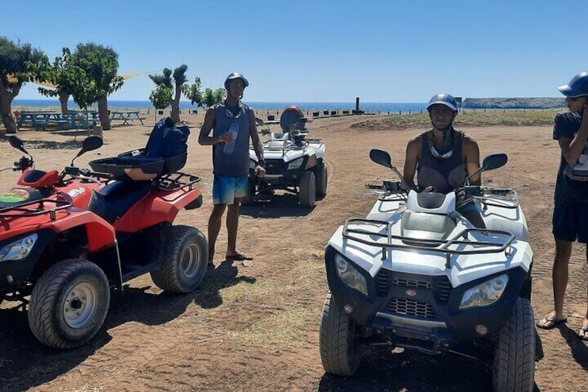 quad safari Akamas incl. Adonis falls and Lunch approx . 5 hours