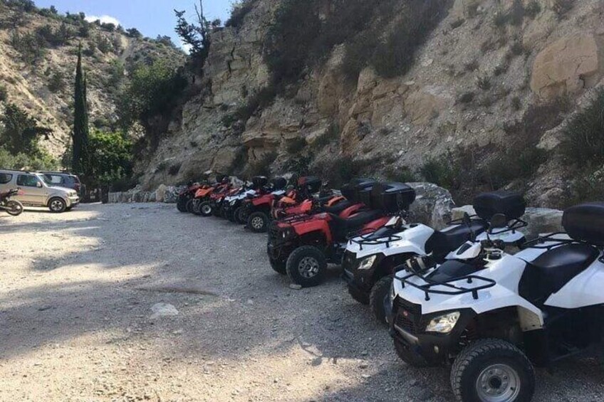 parking at the Waterfall