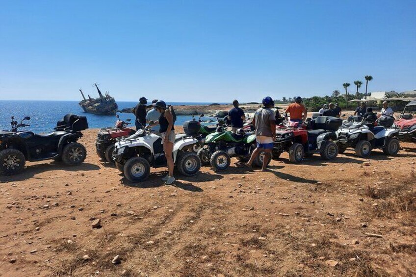 quad safari Akamas incl. Adonis falls and Lunch approx . 5 hours