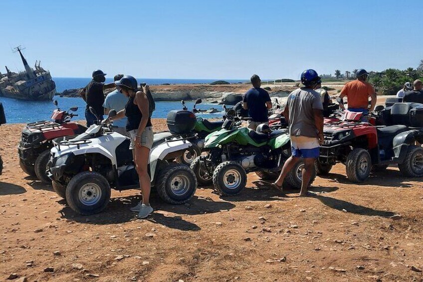 quad safari Akamas incl. Adonis falls and Lunch approx . 5 hours