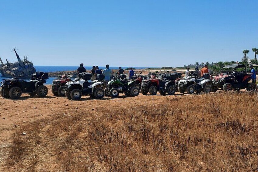 quad safari Akamas incl. Adonis falls and Lunch approx . 5 hours