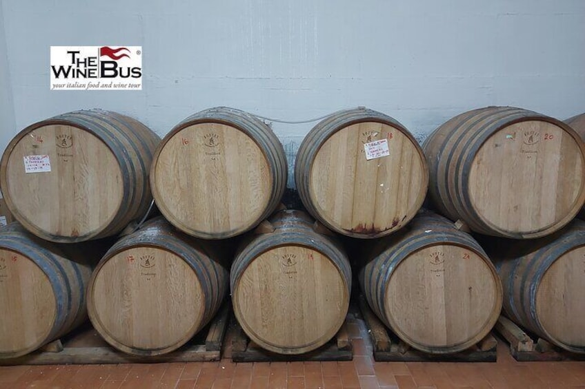 French oak barrels