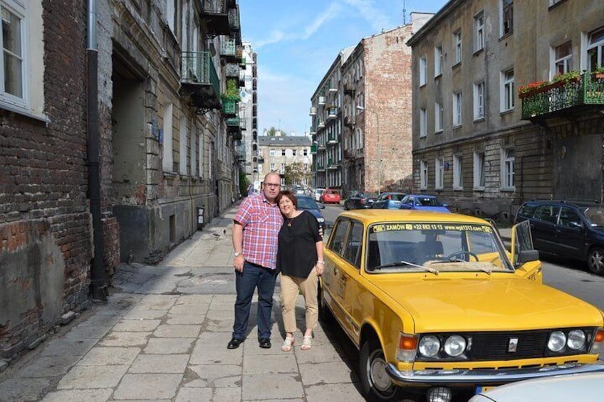 Private Jewish Heritage Tour of Warsaw by Retro Fiat