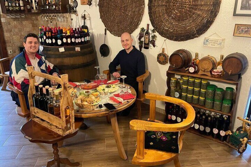 Wine tasting in the family winery, feel the spirit