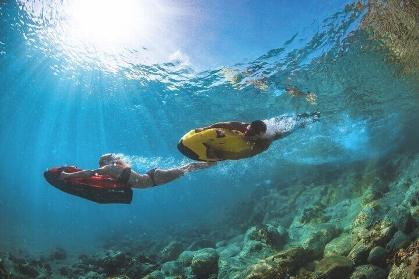 The luxury sea jet