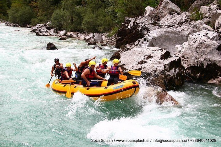 Half Day Rafting On Soca River