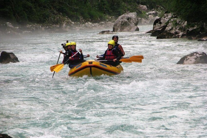 Half Day Rafting On Soca River