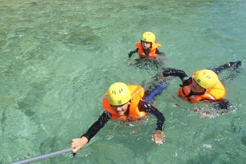 Family Rafting On Soca River