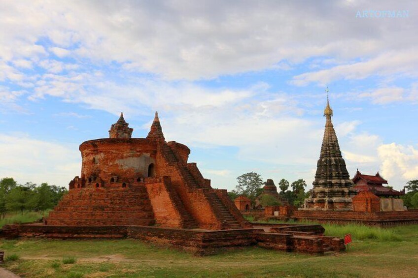 From Mandalay: Full Day Excursion to Sagaing, Innwa, Amarapura