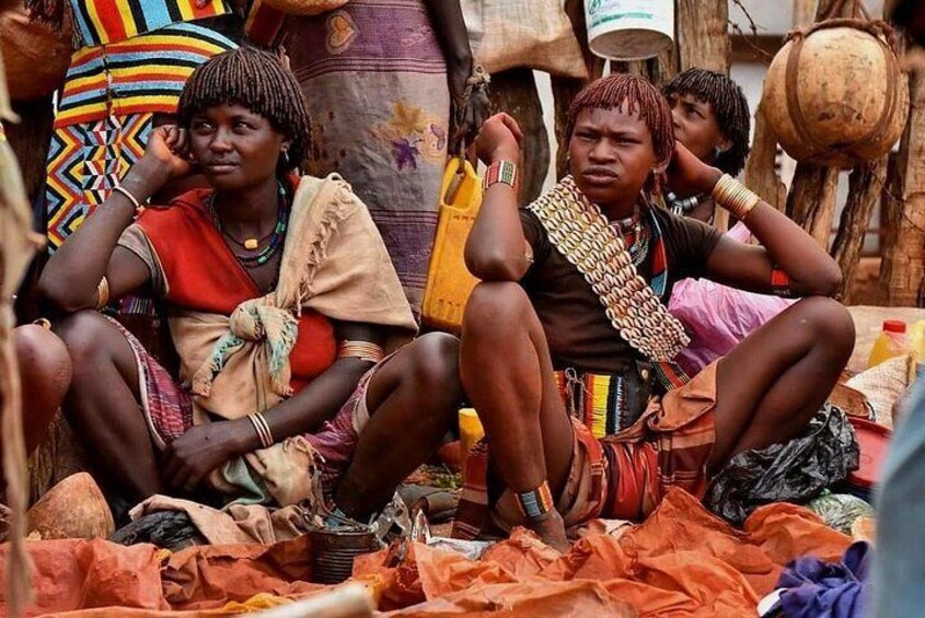 Demeka Saturday Hamer and Banna tribes weekly market day
