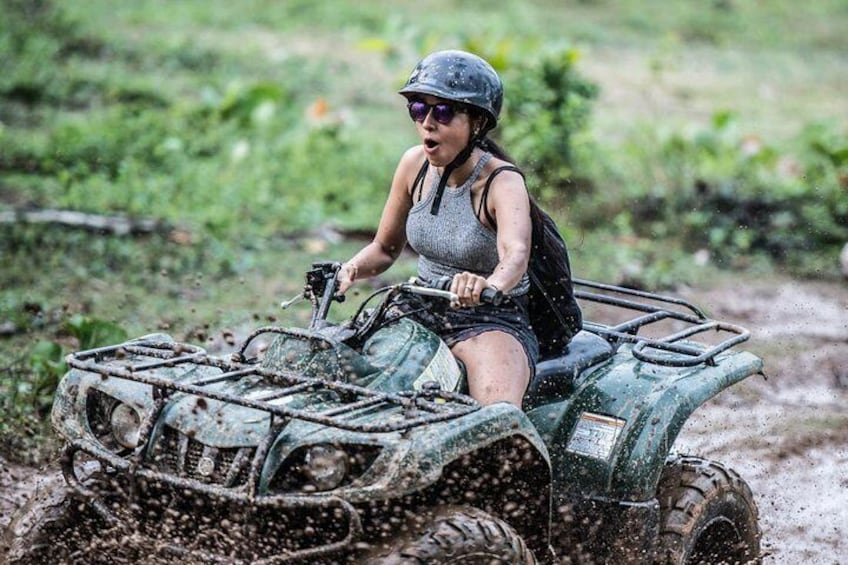 ATV - El Valle Beach & Waterfalls (Samana Area), Private Tour