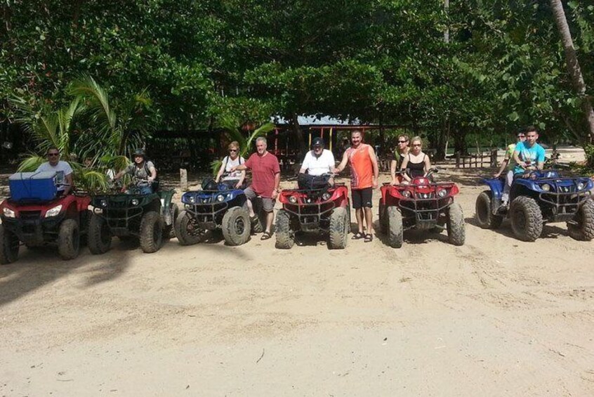 ATV - El Valle Beach & Waterfalls (Samana Area), Private Tour