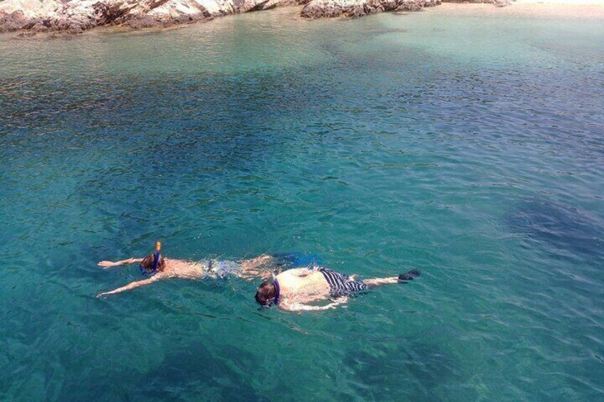 Snorkeling exploration.