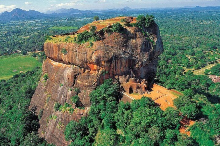 Side view of Sigiriya