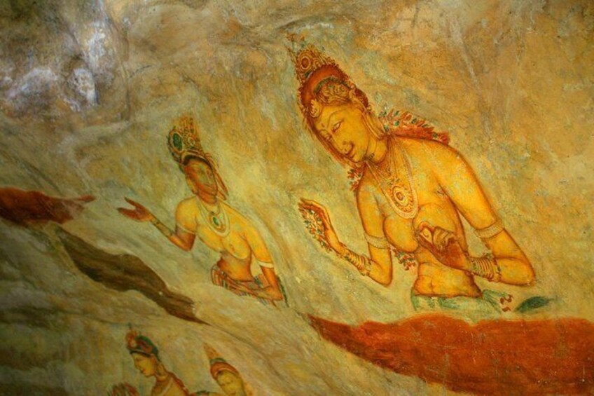 Ancient Wall Paintings Sigiriya