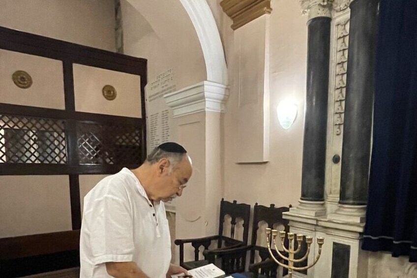 Inside the Synagogue
 in Split