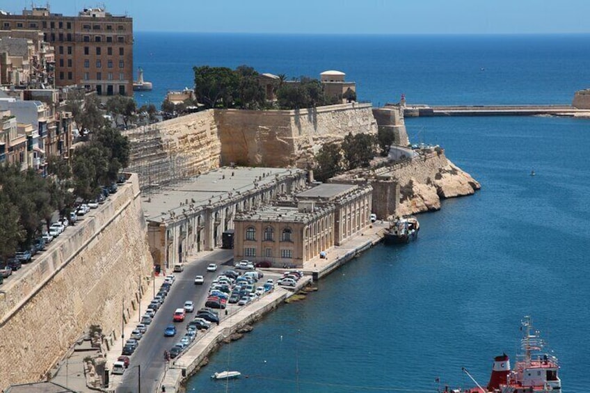 Overlooking the Grand Harbour