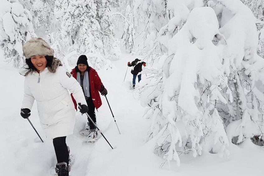 PyhÃ-Luosto Snowshoeing