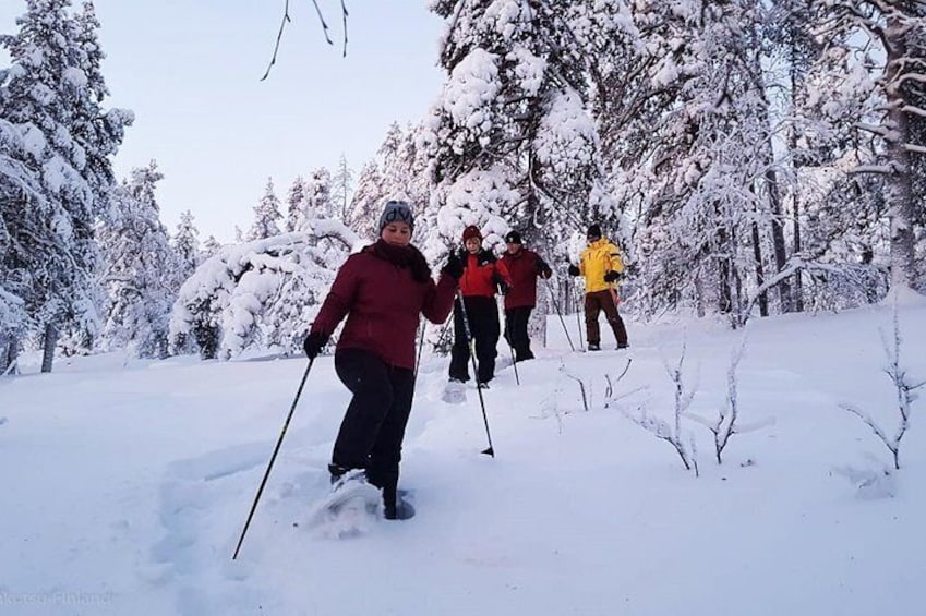 Snowshoeing in Pyha-Luosto Lapland