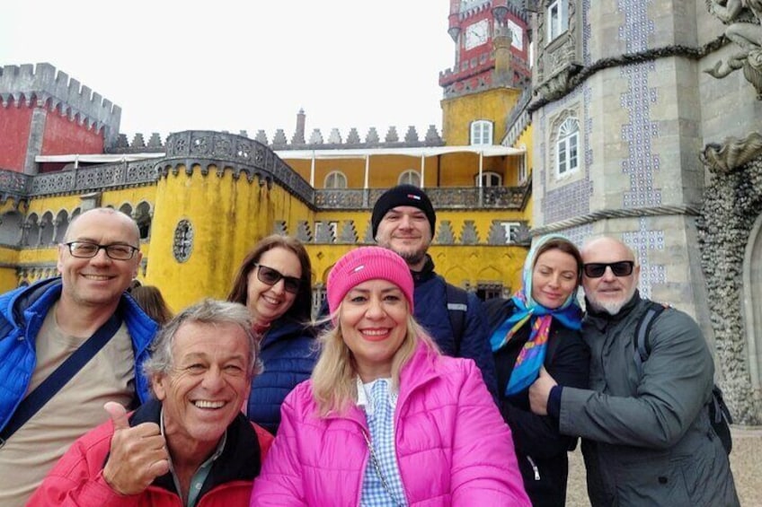 People enjoying one tour to Sintra
