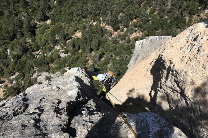 Climbing day in private tour