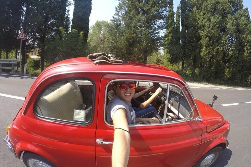 Classic Chianti Hills Fiat 500 Tour