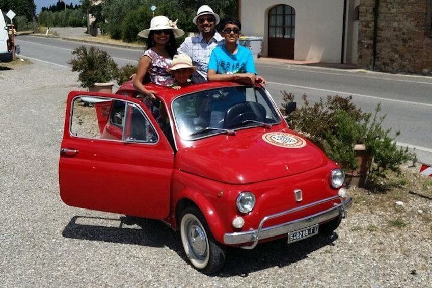 Classic Chianti Hills Fiat 500 Tour