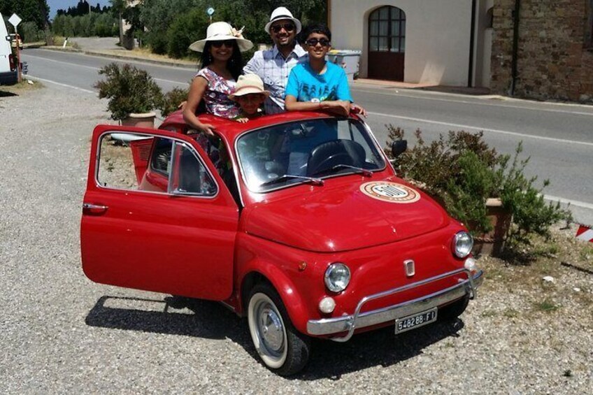 Classic Chianti Hills Fiat 500 Tour