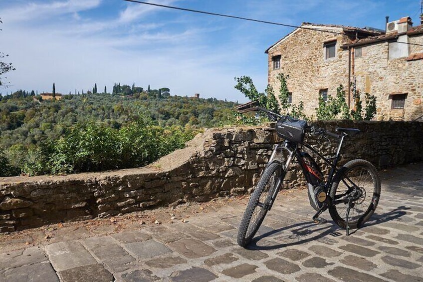 E-bike 2.5 hour Florence hills tour with olive oil tasting