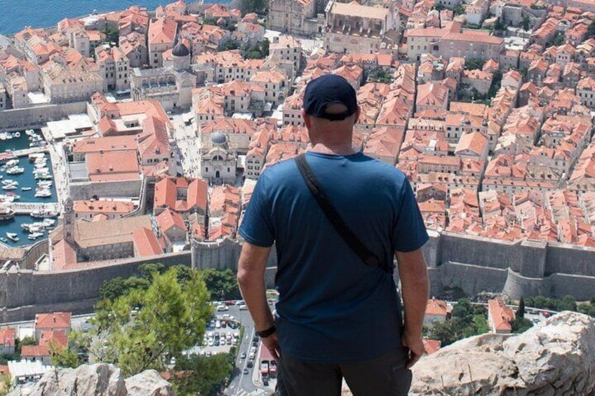 View from Srdj hill panorama