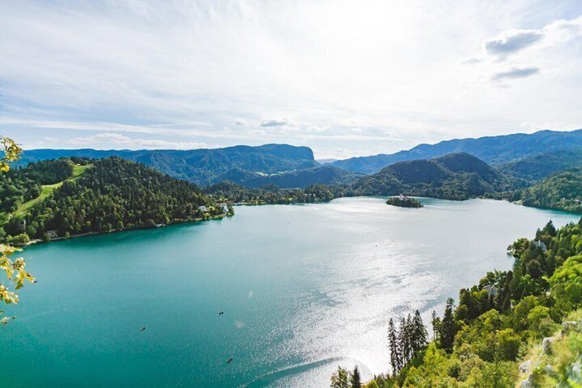 Lake Bled from the castle