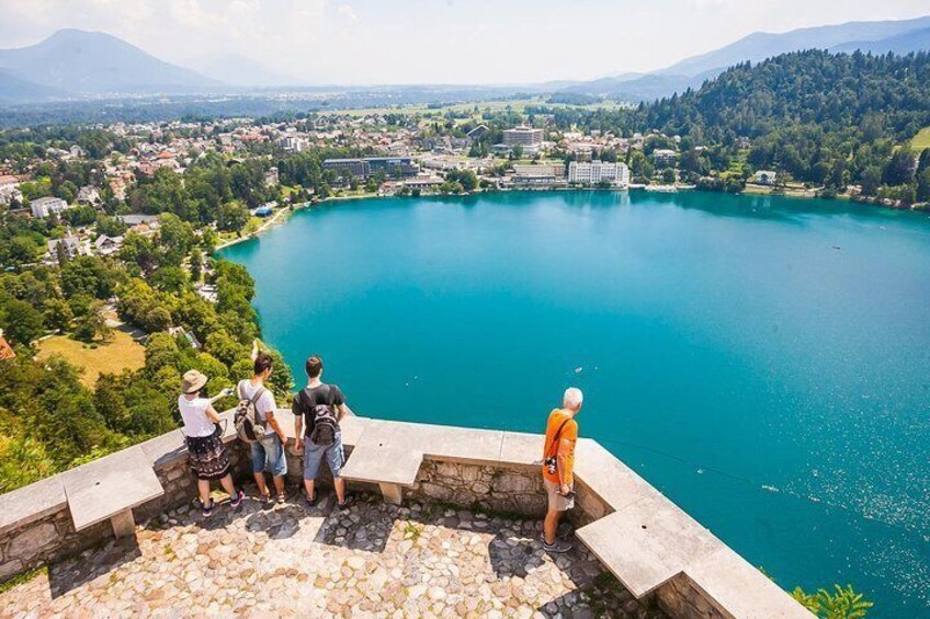 The view from the Bled castle