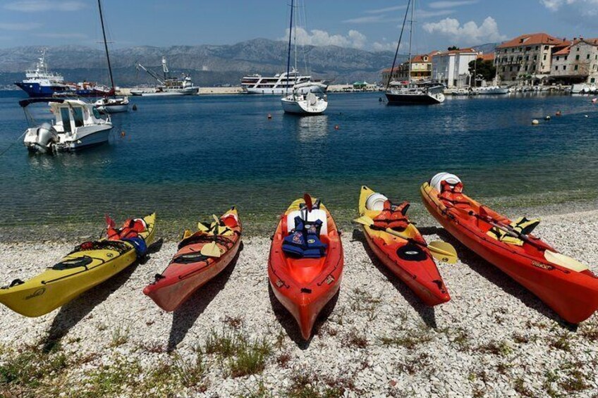 Supetar-Postira kayaking