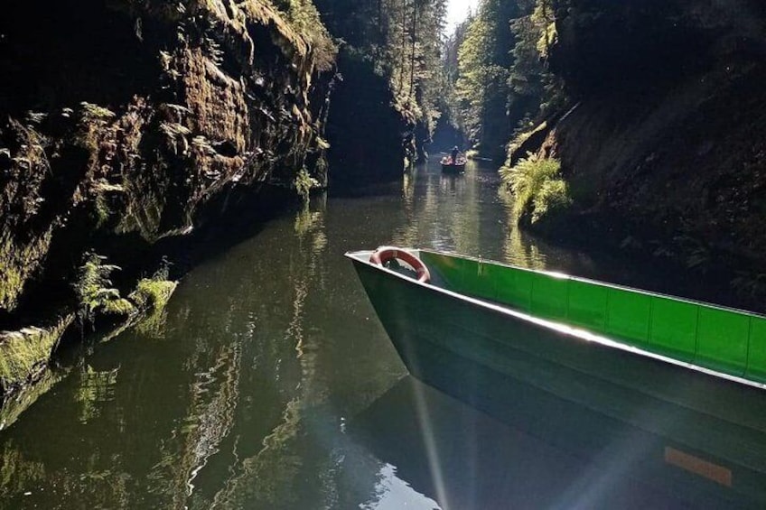 Silent gorge is peaceful