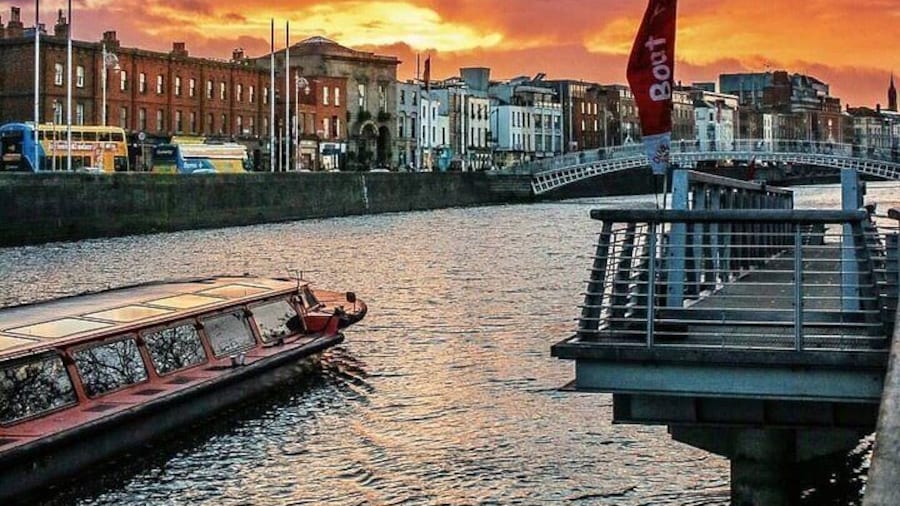 Dublin Sightseeing Cruise on River Liffey with Local Guide