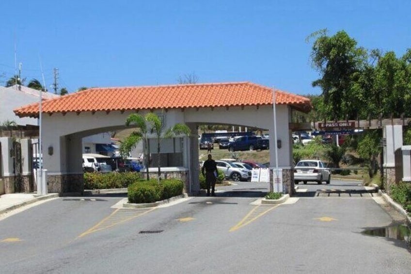 Marina Puerto del Rey main gate.
