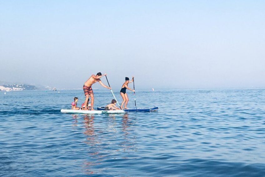 Paddle Boarding Tour on the beautiful Marbella Coast