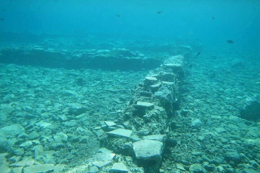 Epidavros sea kayak at the Ancient sunken city tour, small ancient theater