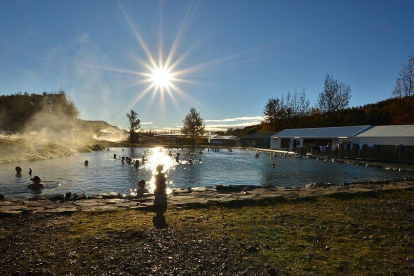 Secret Lagoon hot spring pool