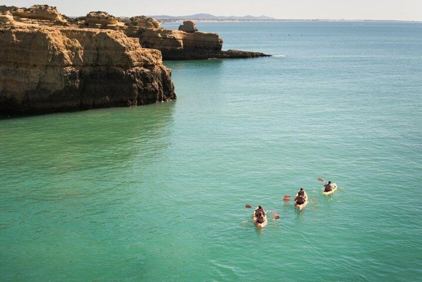 KAYAK Caves tour into magical spots in the Algarve 