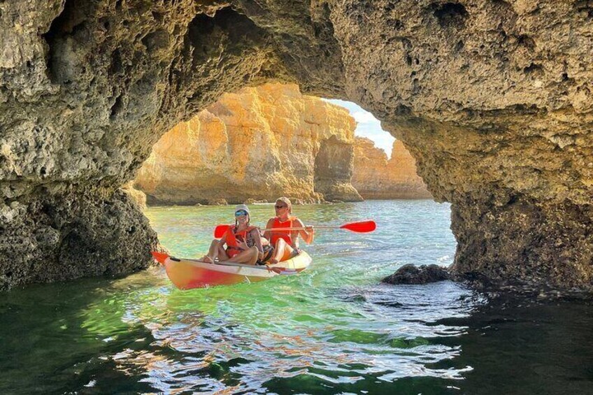 Kayak into the Hidden Caves and Secret Beaches
