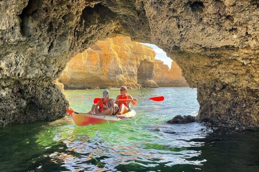 Kayak into the Hidden Caves and Secret Beaches