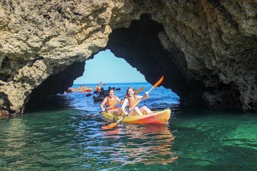 Kayak into the Hidden Caves and Secret Beaches