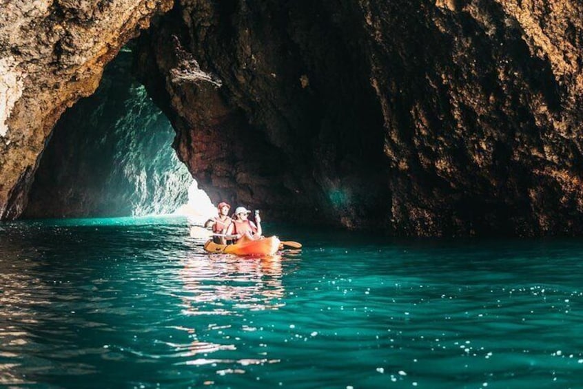 Fun kayak tour to magical spots in the Algarve
