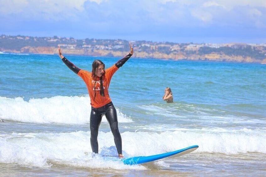 Surf lesson in Albufeira - 2h