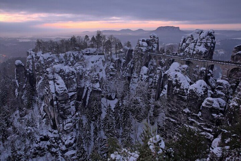 Winter Fairytale The BEST of Bohemian & Saxon Switzerland Hiking Tour